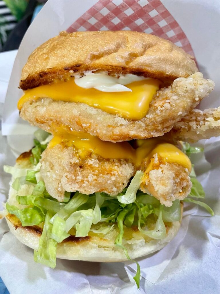 Chicken fillet American burger